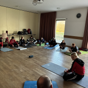 geschafft nach dem Training